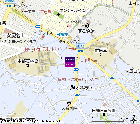 ザ・ビッグ田場店出張所（ATM）付近の地図